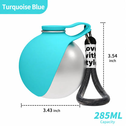 Premium Portable Dog Water Dispenser - Durable, Spill-Proof Design for All-Terrain Travel with One-Handed Operation and Leak-Free Assurance