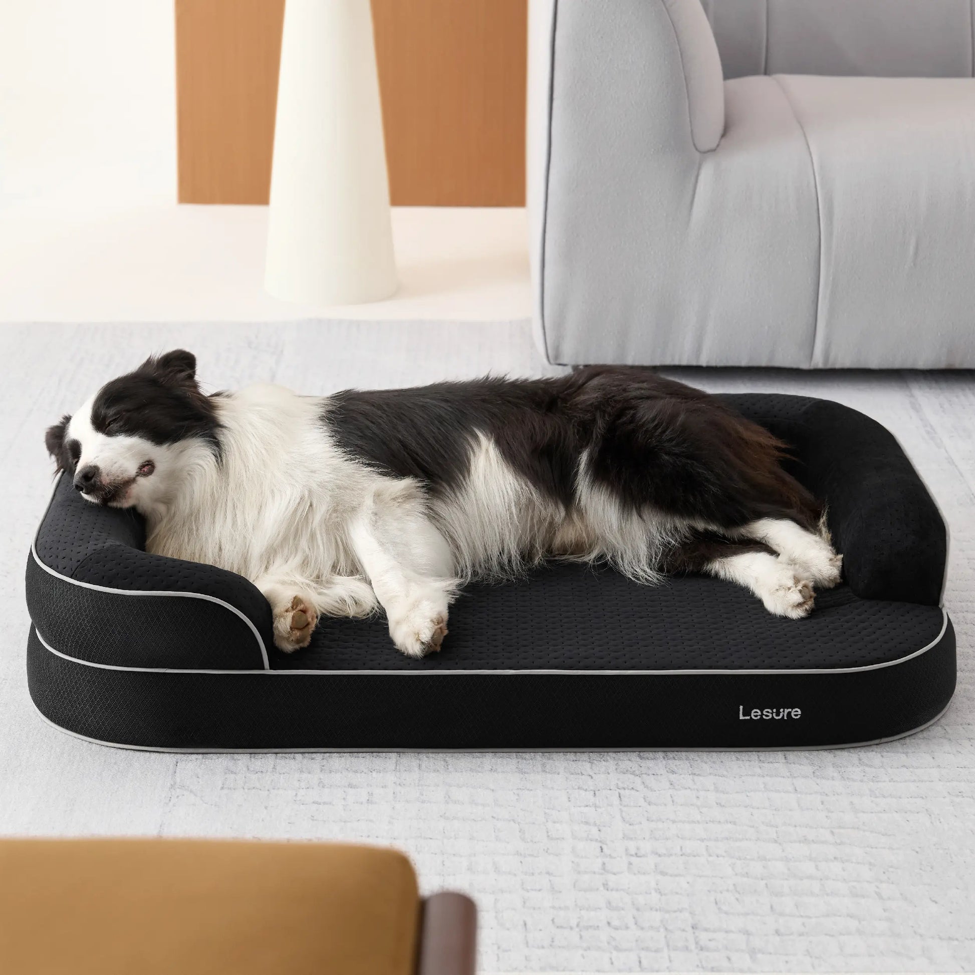 Lesure Realortho Orthopedic Dog Bed for Joint Support in Large and Senior Canines