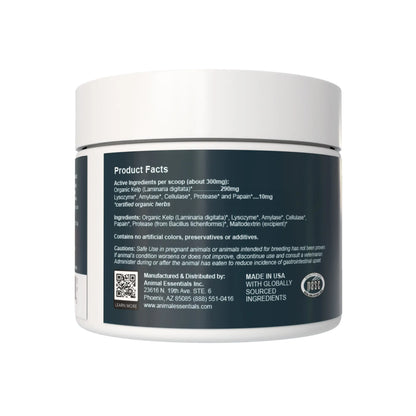 Sea-Dent Anti-Plaque Powder for Dogs and Cats - Dental Support with Organic Kelp and Plant Enzymes