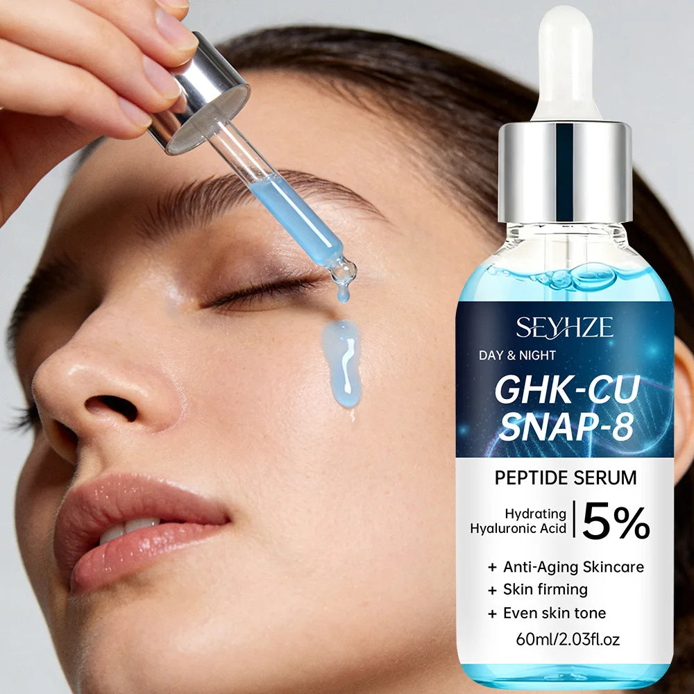 Blue Copper Peptide Essence - Skin Tightening and Lifting Liquid for Uniform Tone and Deep Hydration (40ml/60ml)