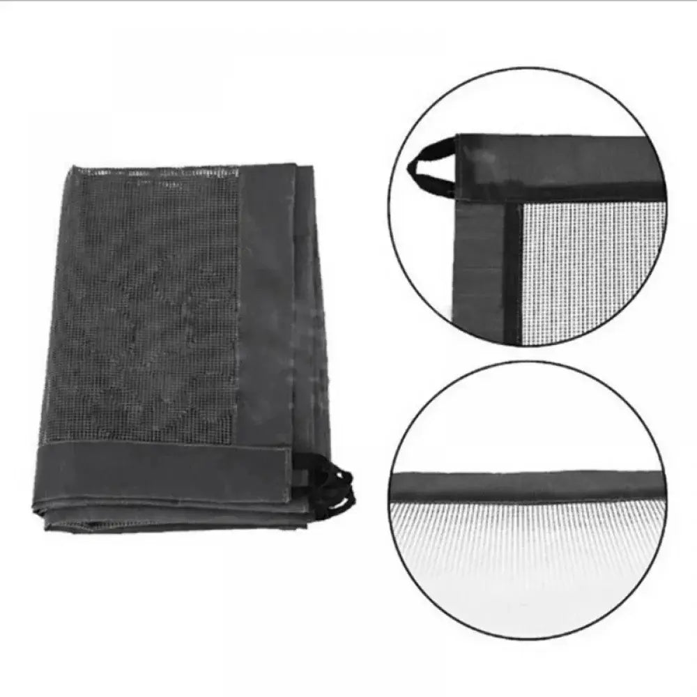 Pet Dog Gate and Stair Safety Barrier - Folding Breathable Mesh Enclosure for Dogs and Children, Portable Punch-Free Isolation Net and Playpen