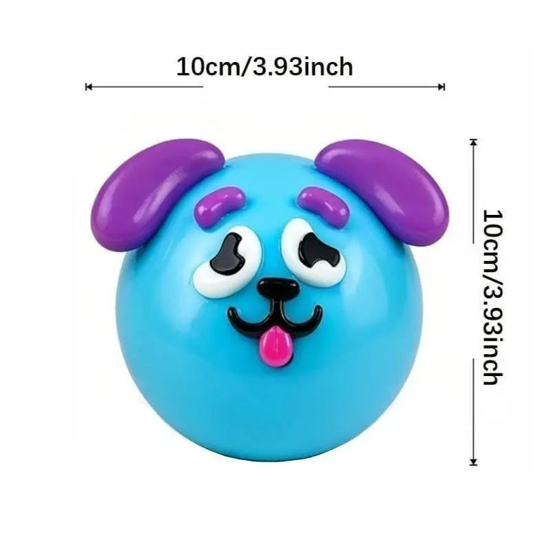 Smushers Interchangeable Squishy Dog Face, Soft Moldable Slow-Rise Sensory Fidget Toy for Anxiety Relief and Tactile Play