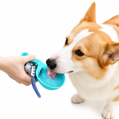 Premium Portable Dog Water Dispenser - Durable, Spill-Proof Design for All-Terrain Travel with One-Handed Operation and Leak-Free Assurance