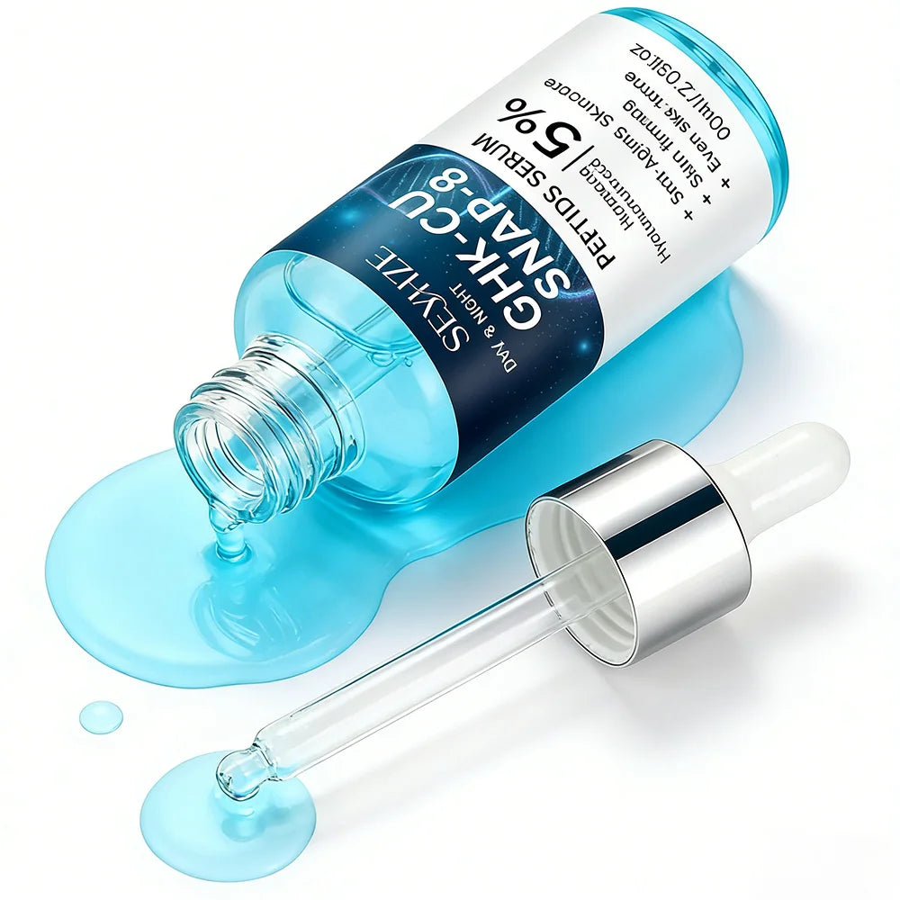 Blue Copper Peptide Essence - Skin Tightening and Lifting Liquid for Uniform Tone and Deep Hydration (40ml/60ml)