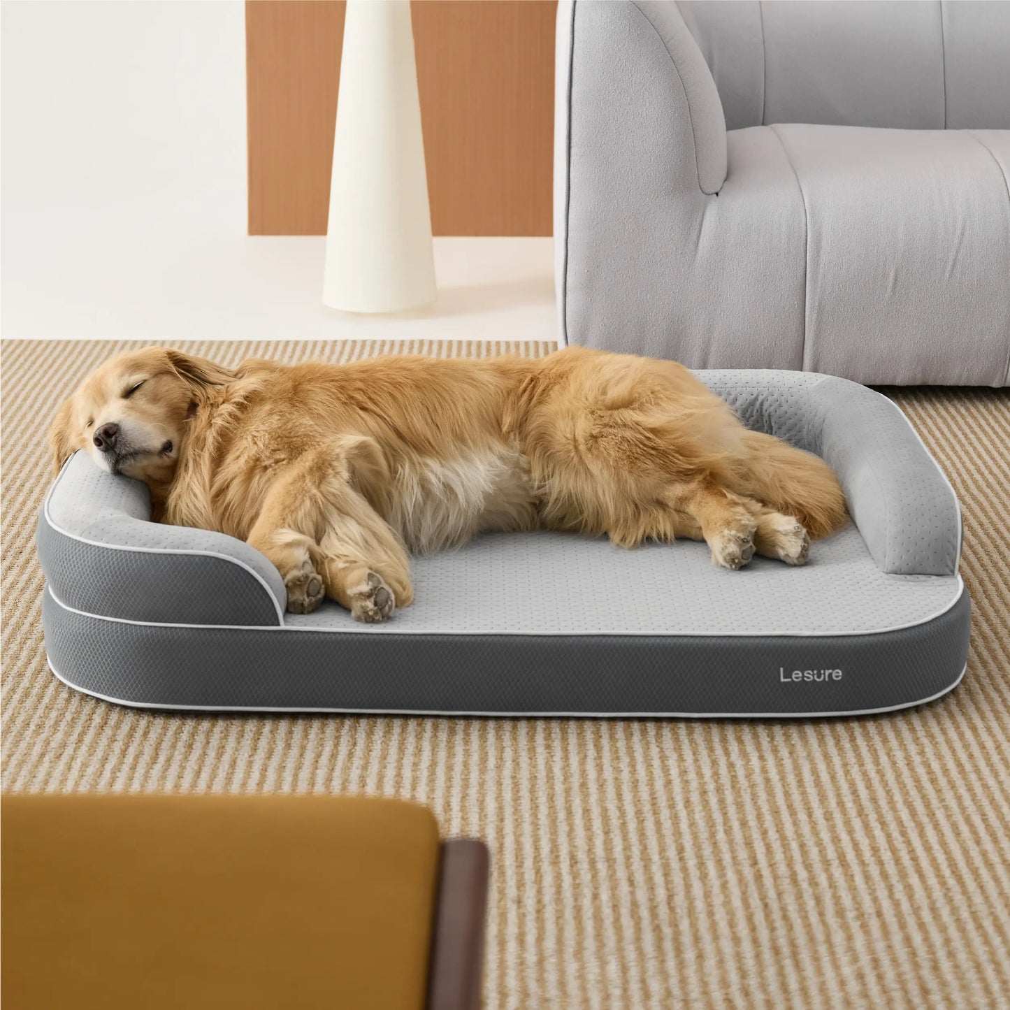 Lesure Realortho Orthopedic Dog Bed for Joint Support in Large and Senior Canines