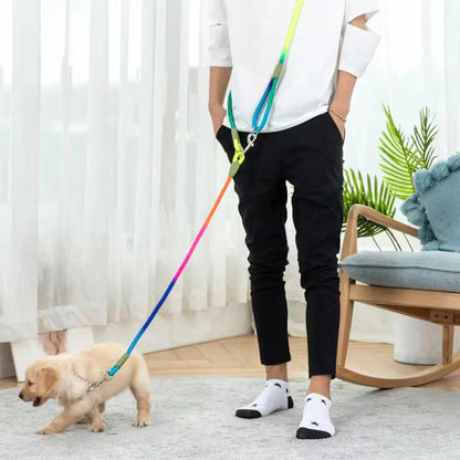 Multifunctional Hands-Free Dog Leash for Hiking and Training - Durable Reflective Crossbody Walking Belt for Dogs of All Sizes