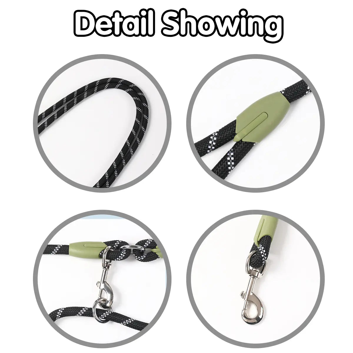 Multifunctional Hands-Free Dog Leash for Hiking and Training - Durable Reflective Crossbody Walking Belt for Dogs of All Sizes